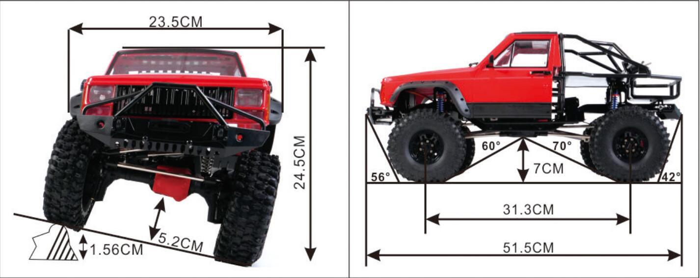 Axing RC Crawler, Cherokee Roc - High And Running Gear review and price