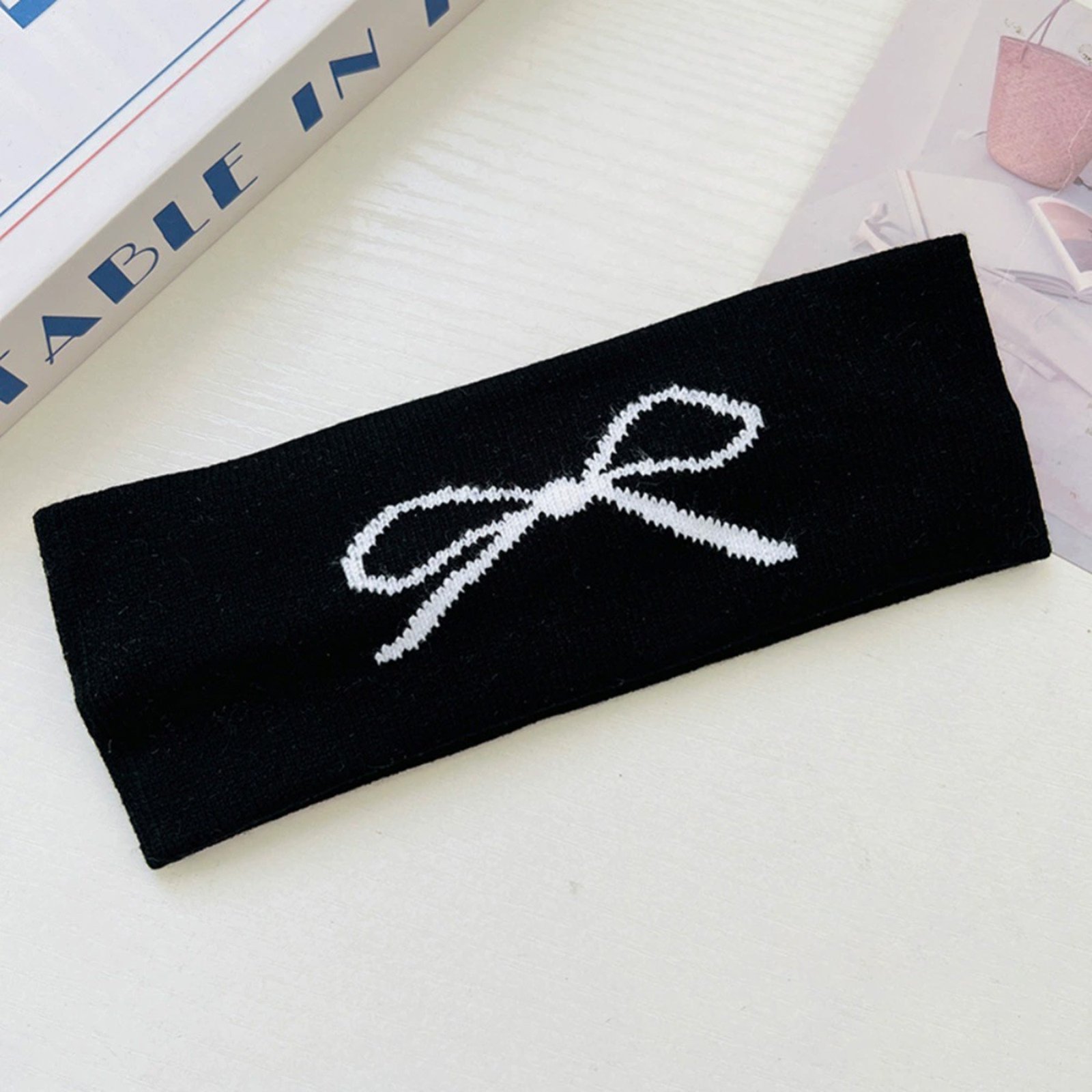 Stylish Headband Wide Knit Bow - Running Gear Headband review and price