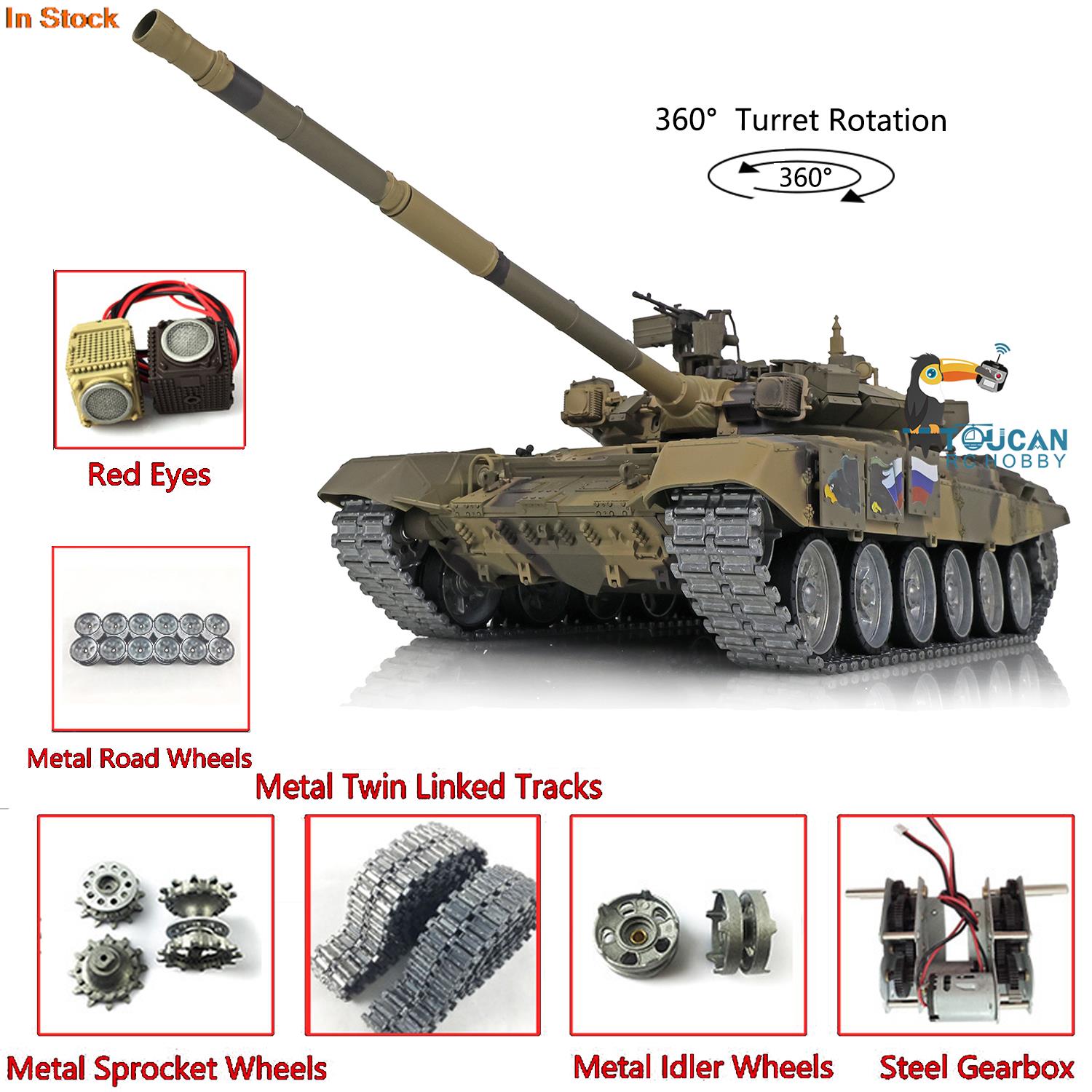 HENG LONG 1/16 7.0 T90 Remote  - Running Gear Box review and price