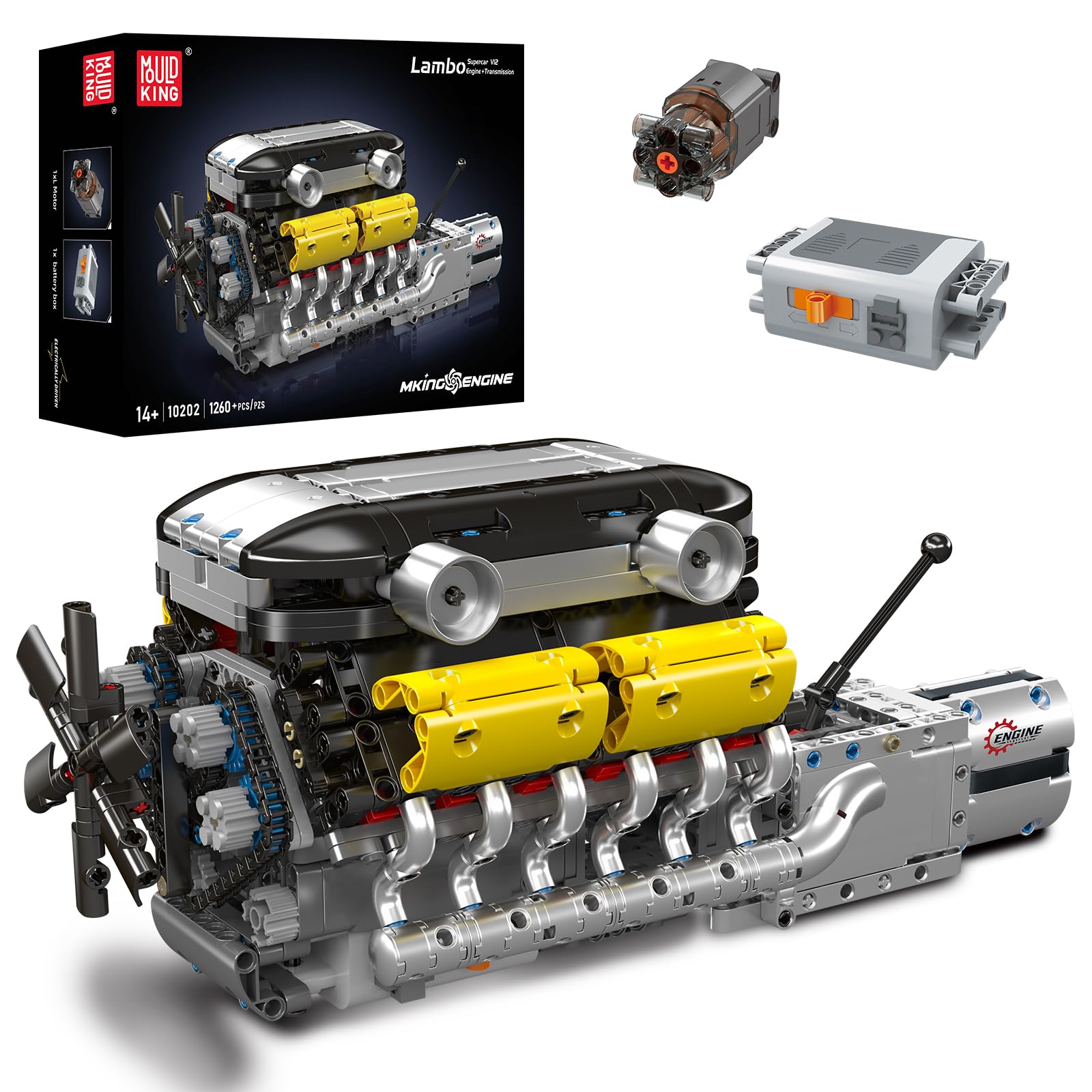 V12 Engine Model kit That Runs - Running Gear Car review and price