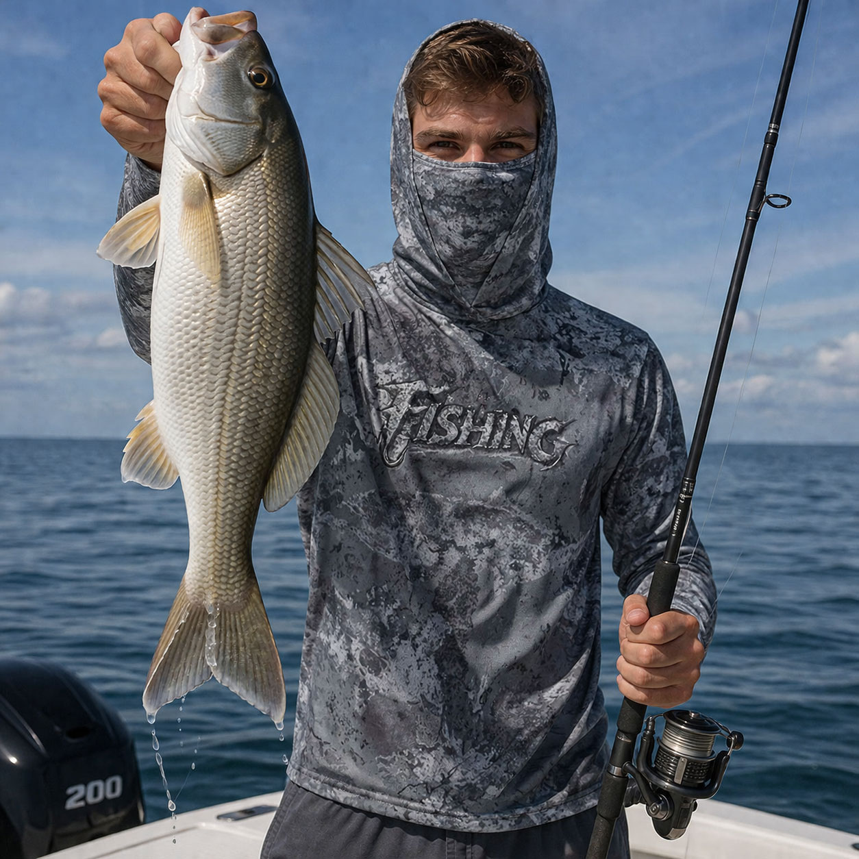 Fishing Hood Riding Tops Wear  - Running Gear review and price