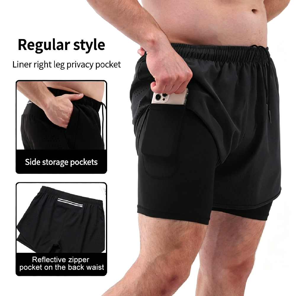 High-Waist 2-in-1 Running Shor - High And Running Gear review and price