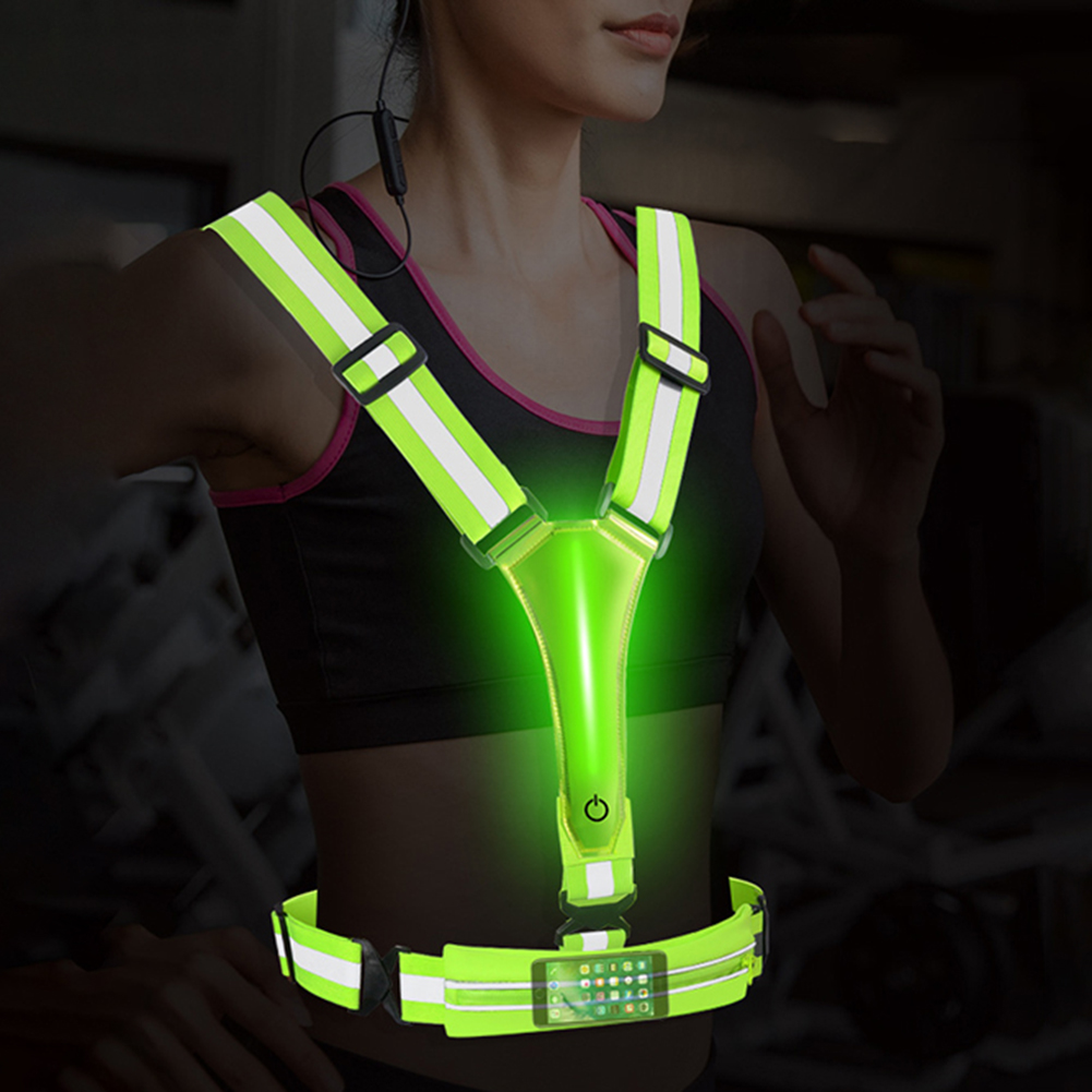 LED Reflective Vest Running Ge - Running Gear Winter Men review and price