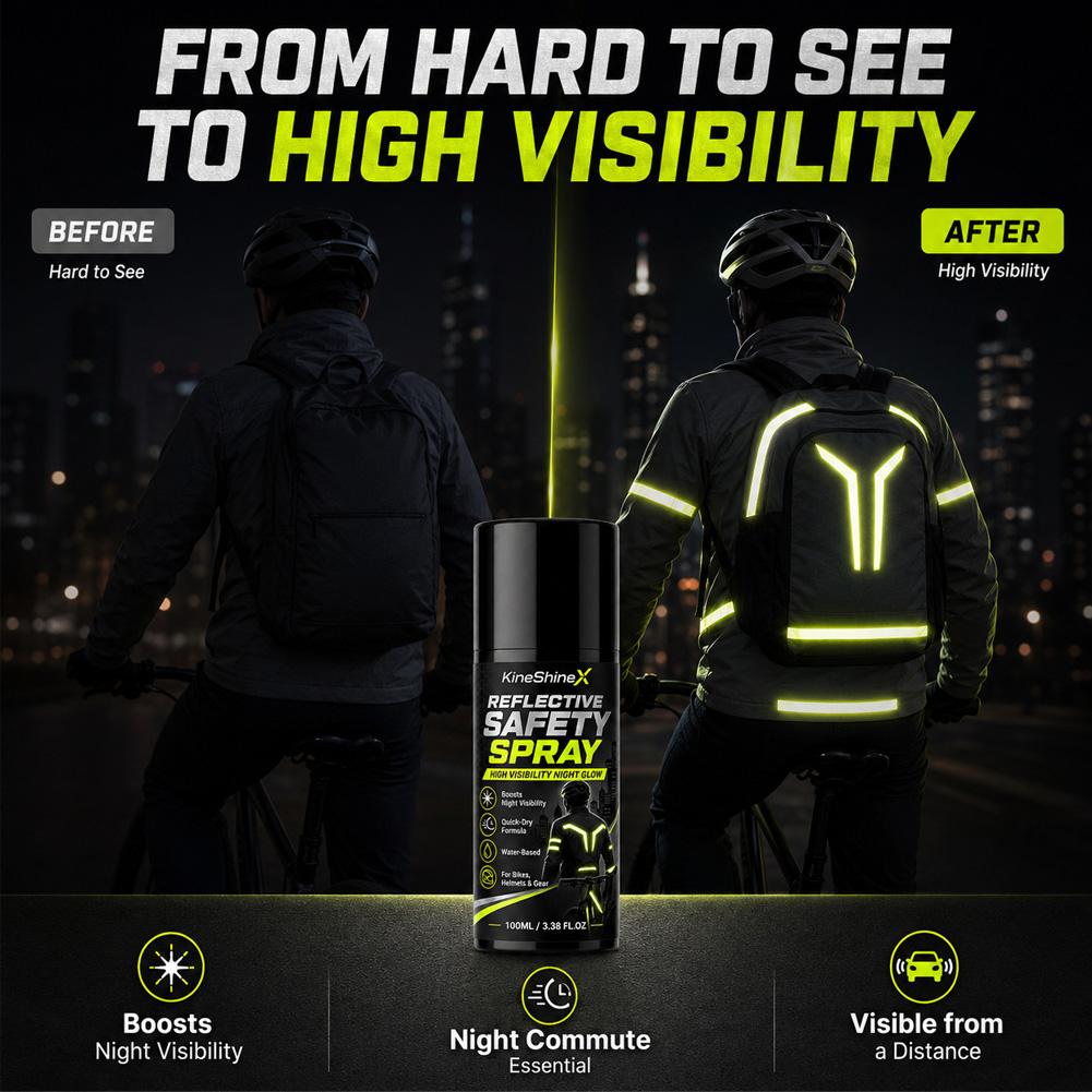 Night Reflective Safety Spray  - High And Running Gear review and price